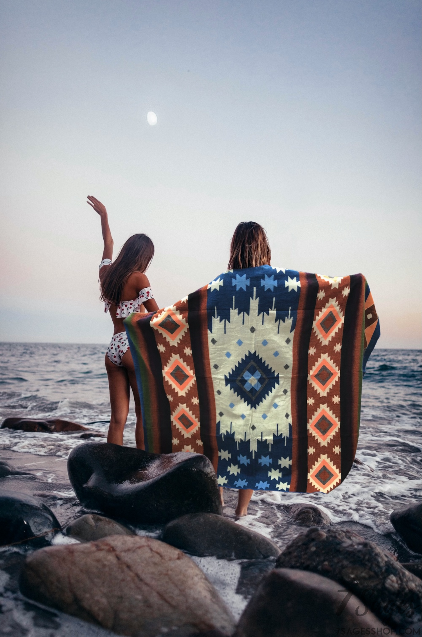 Alpaca Wool Blanket (Desert Sunset)