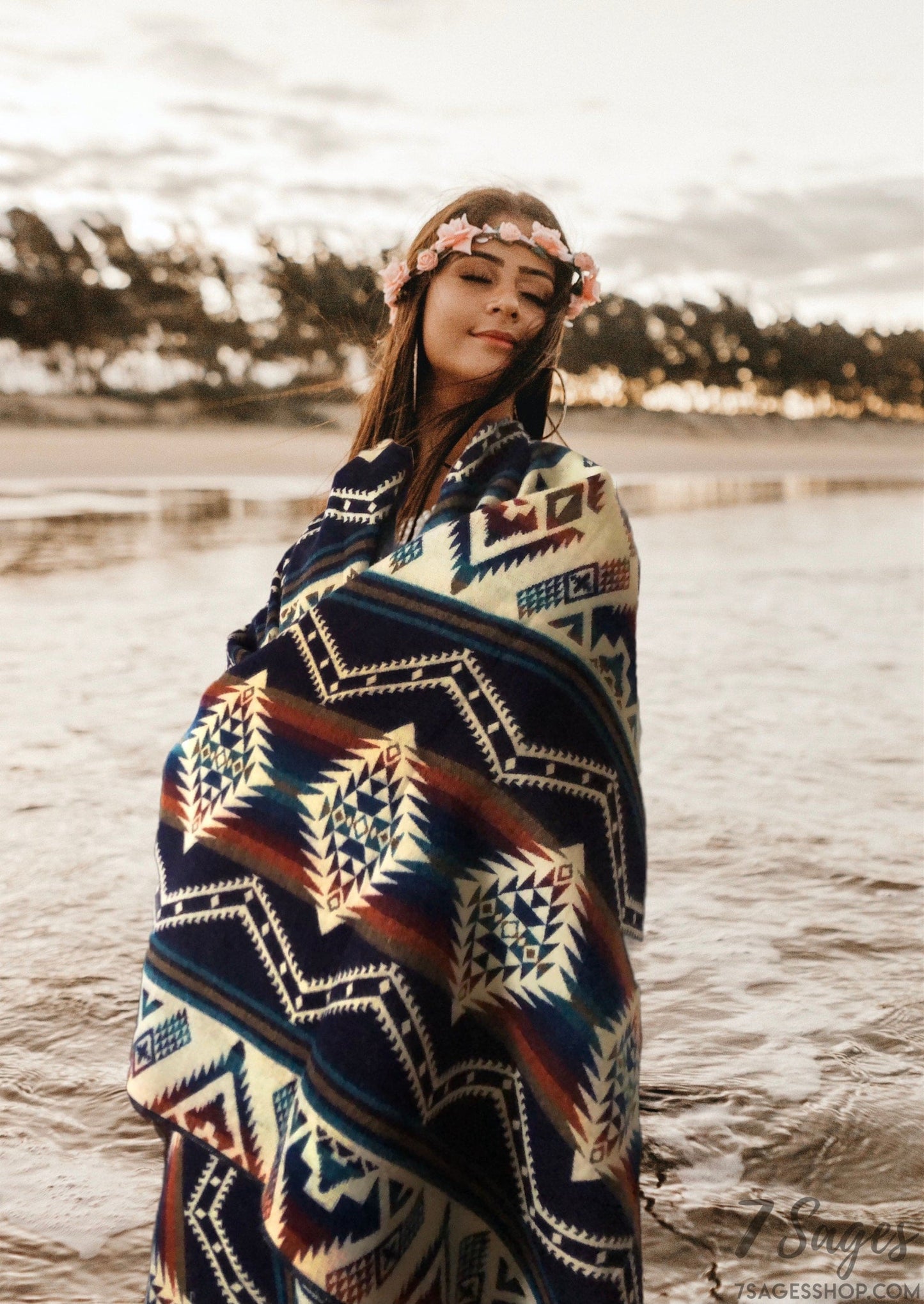 Alpaca Wool Blanket (Prism)