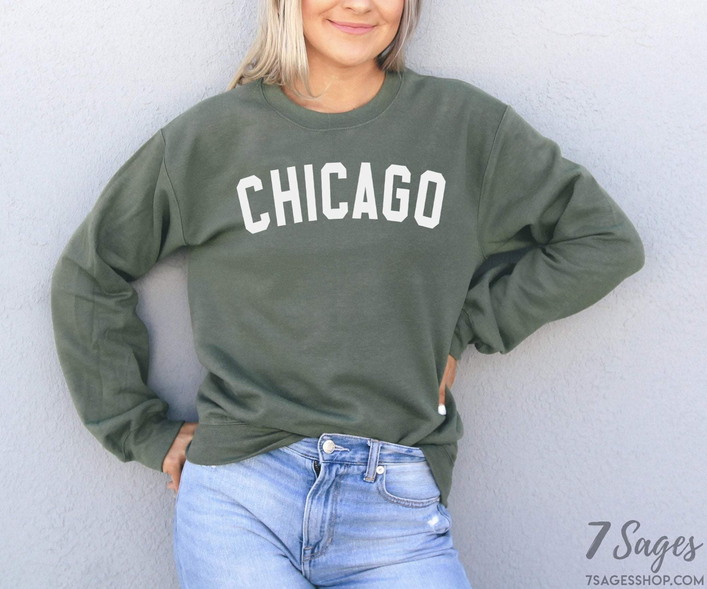 Chicago Sweatshirt - Chicago Shirt - Illinois Sweatshirt - Chicago State Sweatshirt