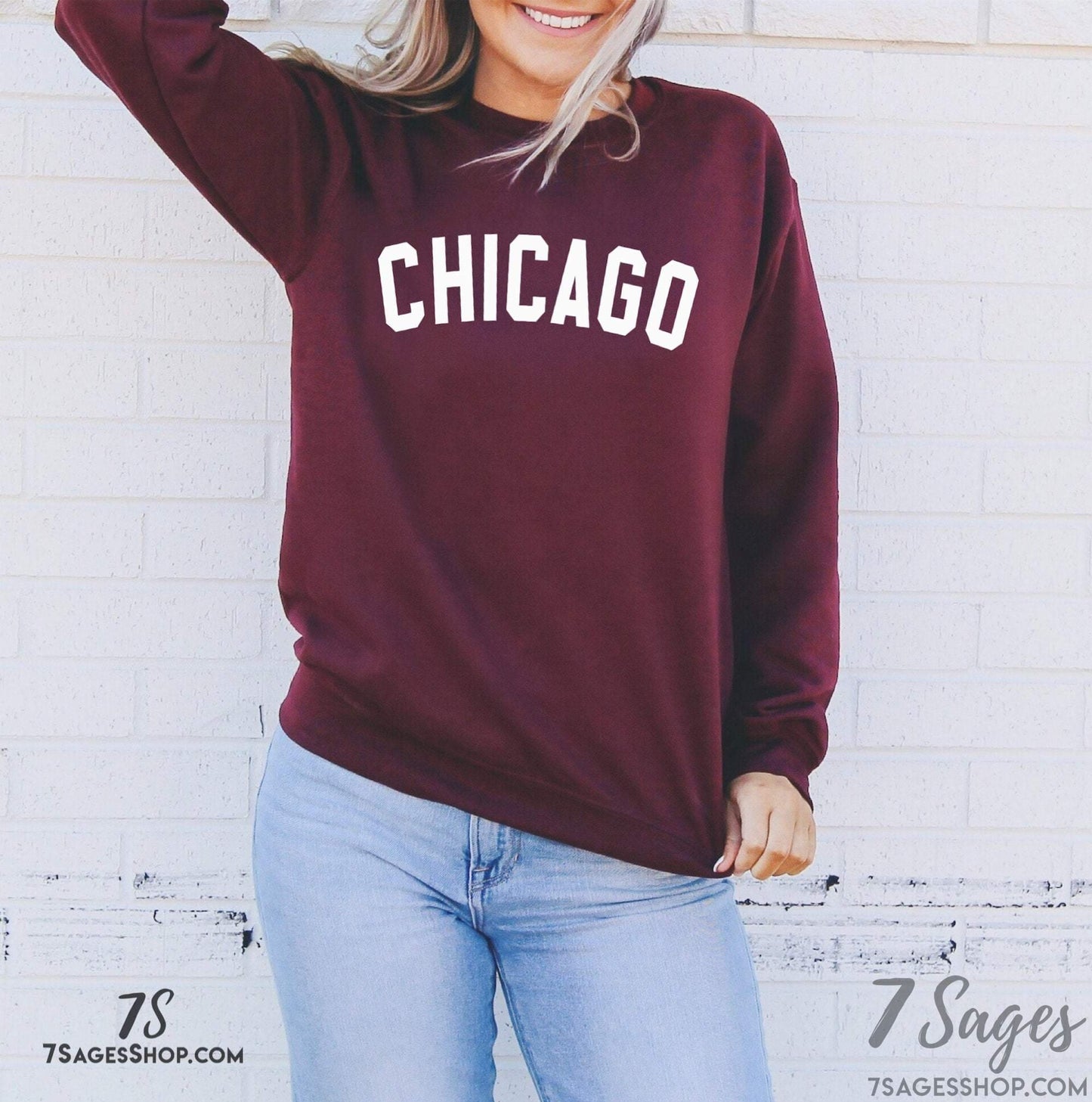 Chicago Sweatshirt - Chicago Shirt - Illinois Sweatshirt - Chicago State Sweatshirt