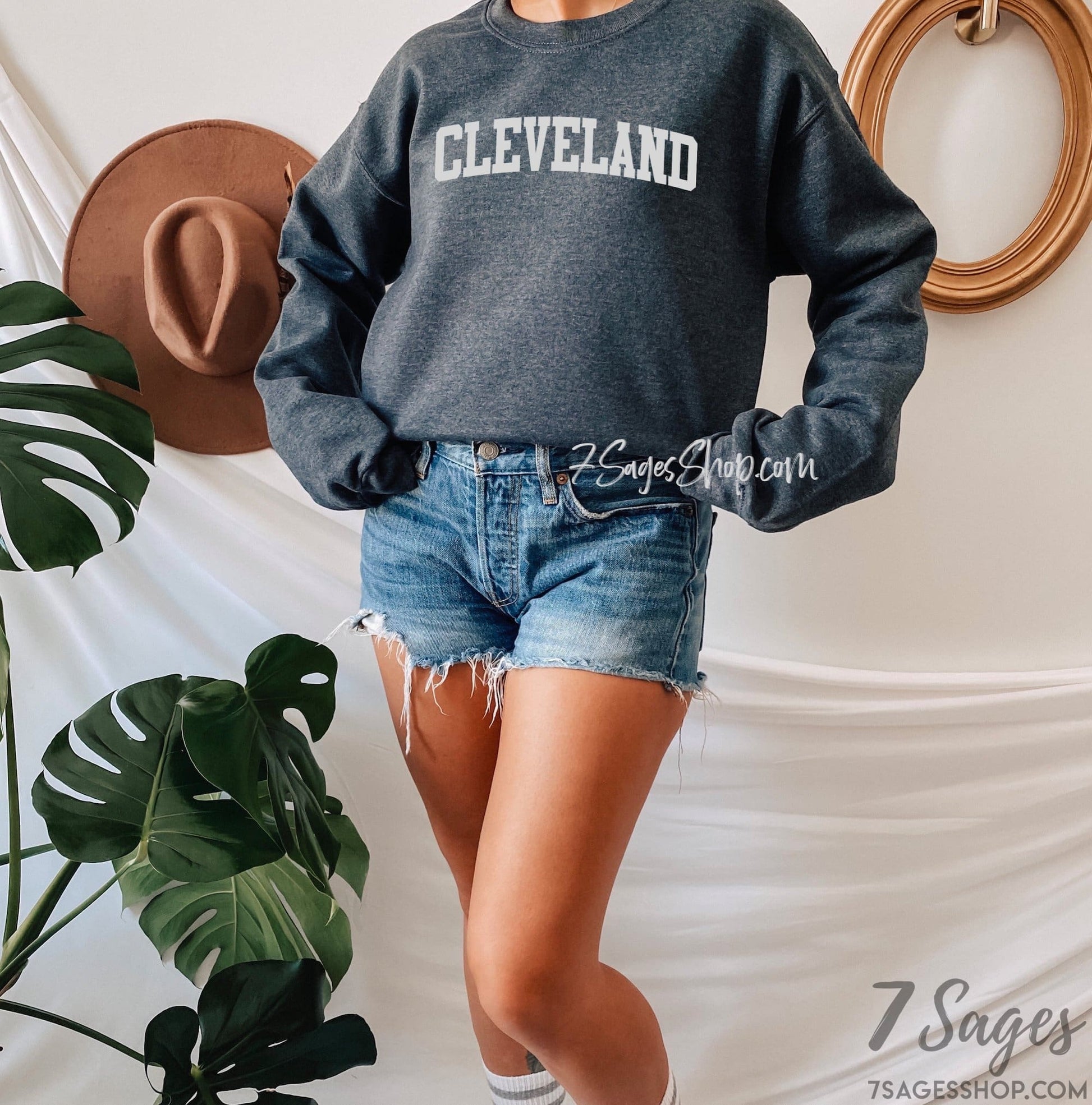 Cleveland Sweatshirt Cleveland Shirt Ohio Sweatshirt Cleveland Ohio Soft Crewneck