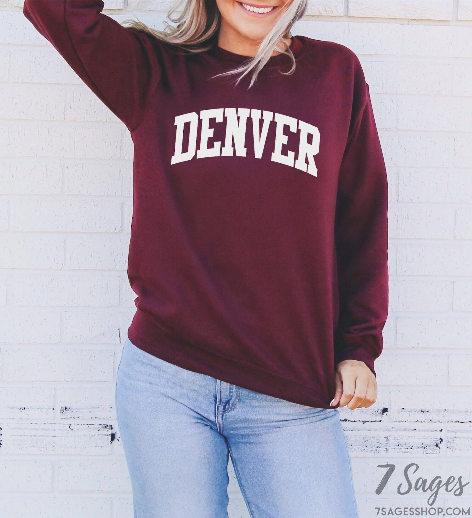 Denver Sweatshirt - Colorado Sweatshirt - University of Denver - Denver Shirt - Colorado Shirt - Unisex Sweatshirt