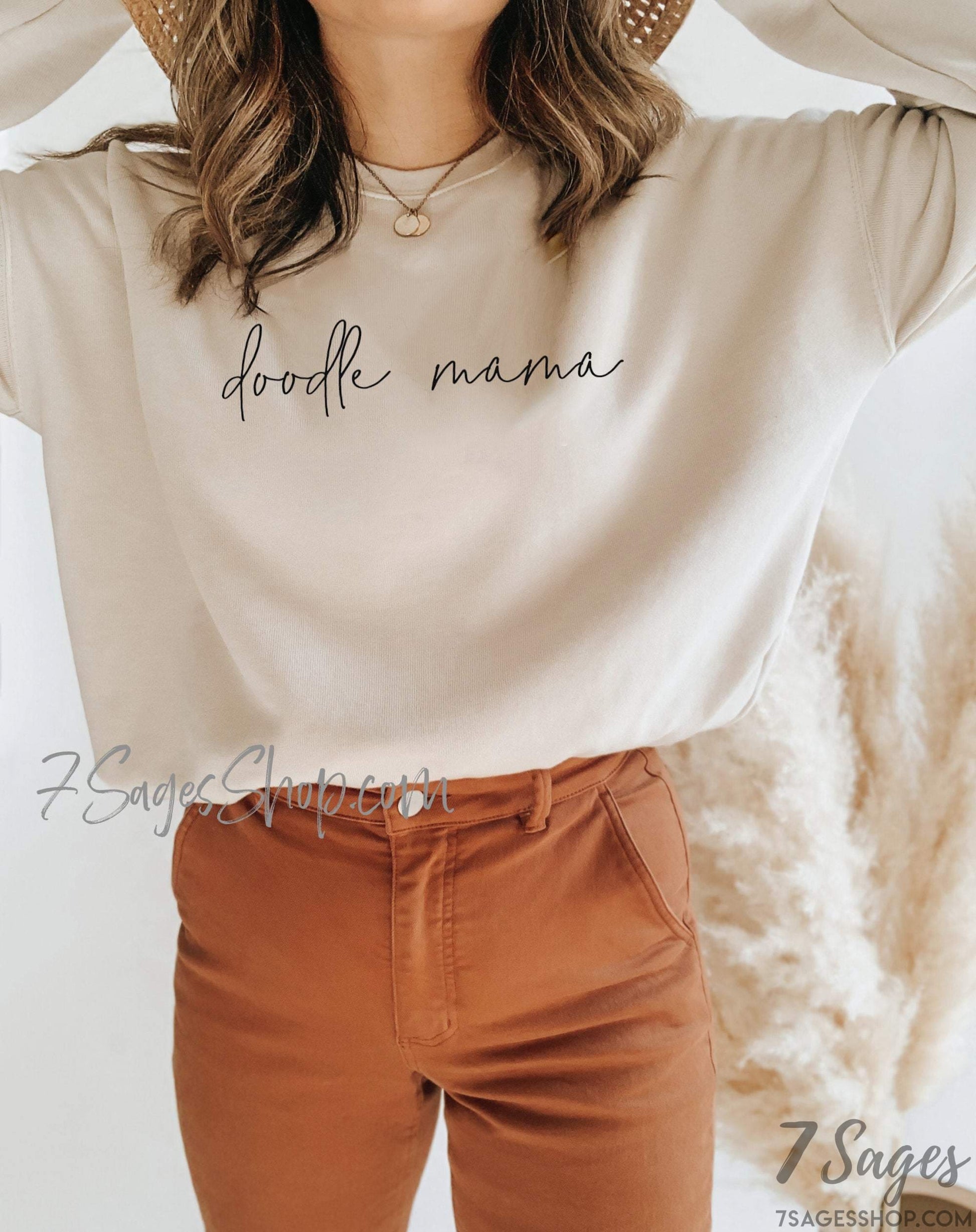 Doodle Mama Sweatshirt Doodle Mom Shirt Dog Mom Dog Mama Shirt Gift Crewneck Sweatshirt