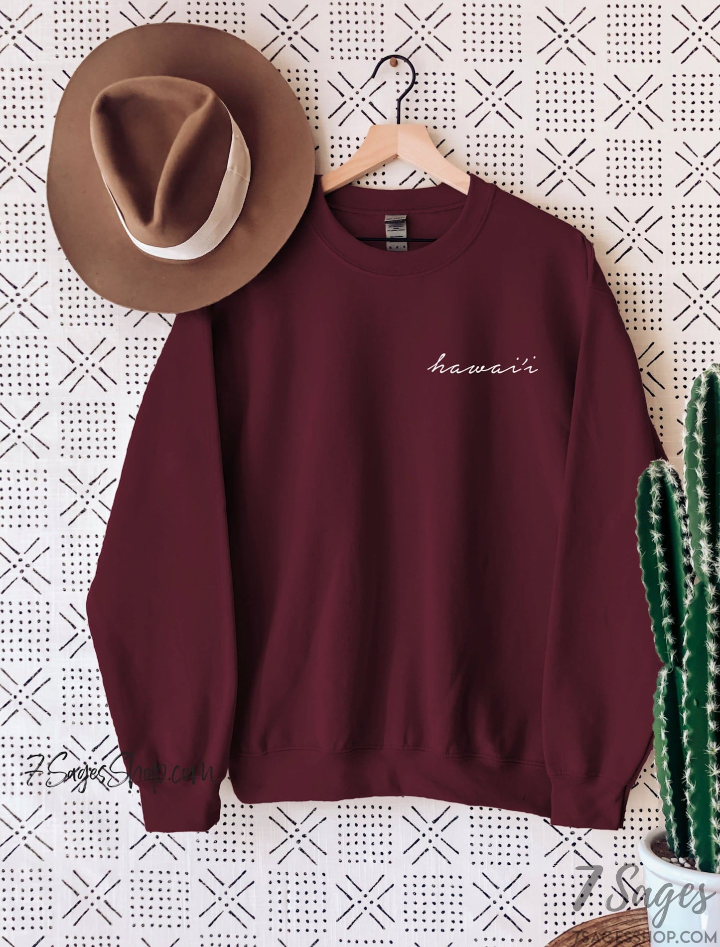 Hawaii Sweatshirt Hawaii Pocket Sweater Hawaii University Sweatshirt Tshirt Hawaii Crewneck