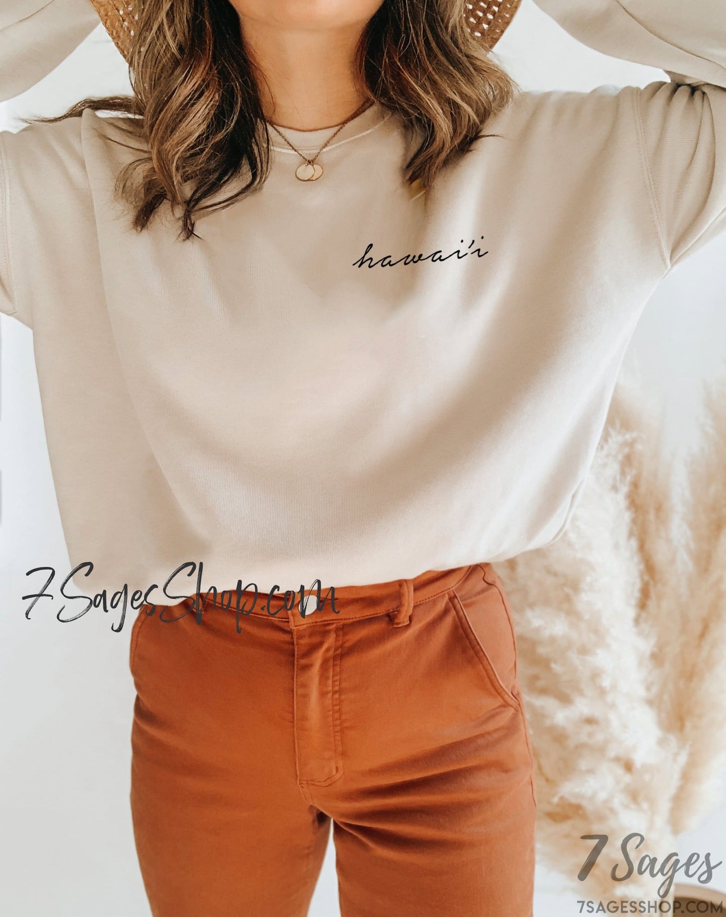 Hawaii Sweatshirt Hawaii Pocket Sweater Hawaii University Sweatshirt Tshirt Hawaii Crewneck