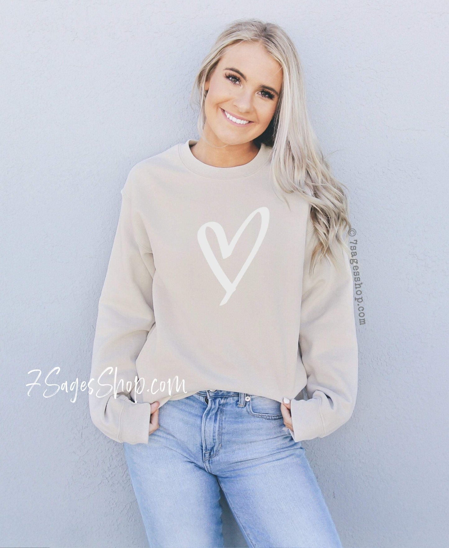 Heart Sweatshirt Valentines Day Sweatshirt Valentines Day Gift Valentines Day Shirt Heart Shirt Heart Crewneck Sweater