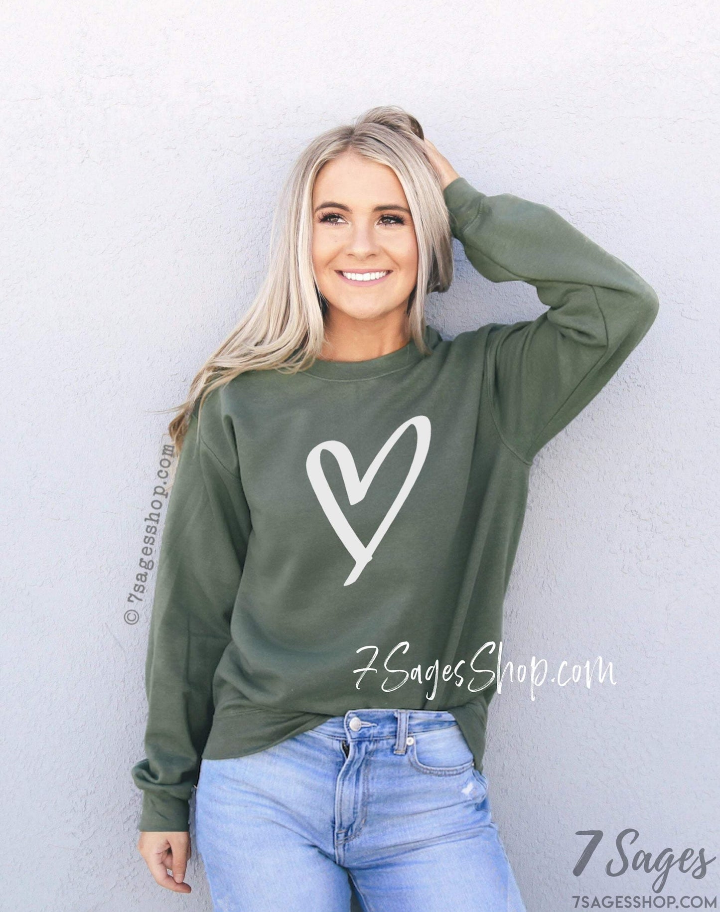 Heart Sweatshirt Valentines Day Sweatshirt Valentines Day Gift Valentines Day Shirt Heart Shirt Heart Crewneck Sweater