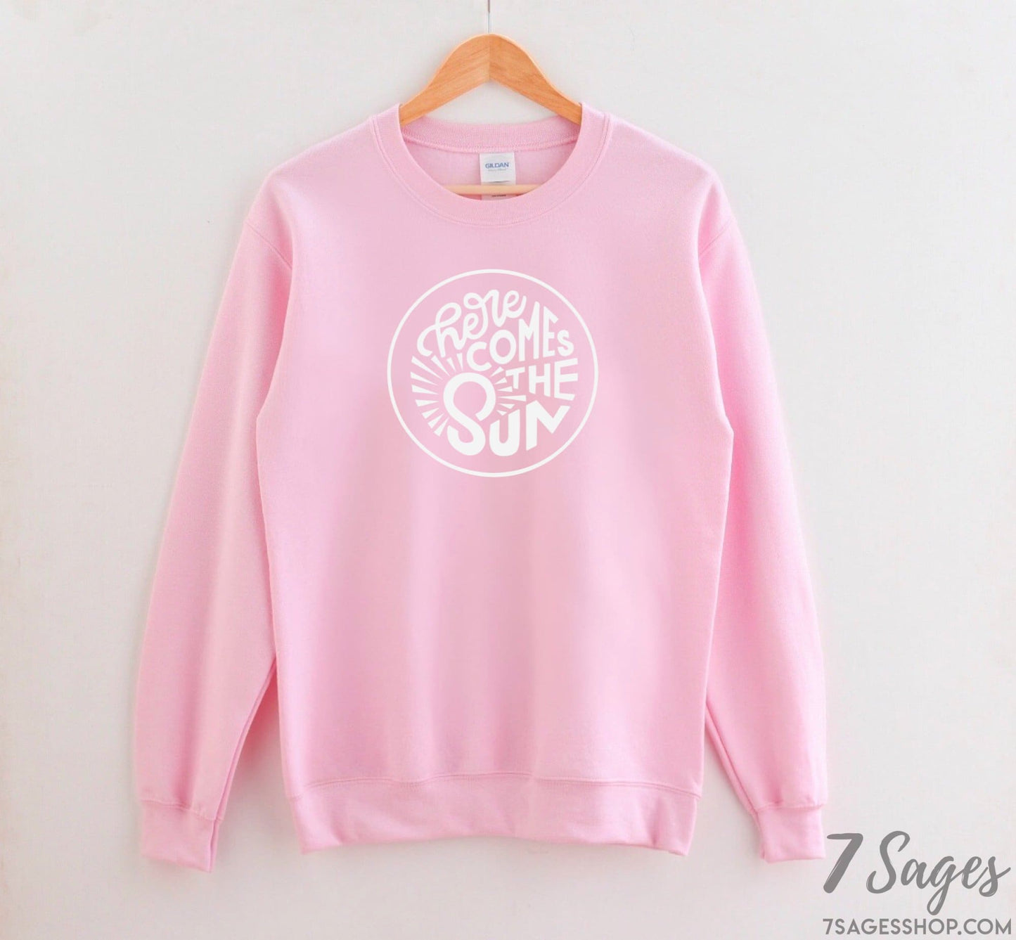 Here Comes the Sun Sweatshirt - Positive Shirts - Sweatshirt - Here Comes the Sun Shirt - Good Vibes Sweatshirt - Positive