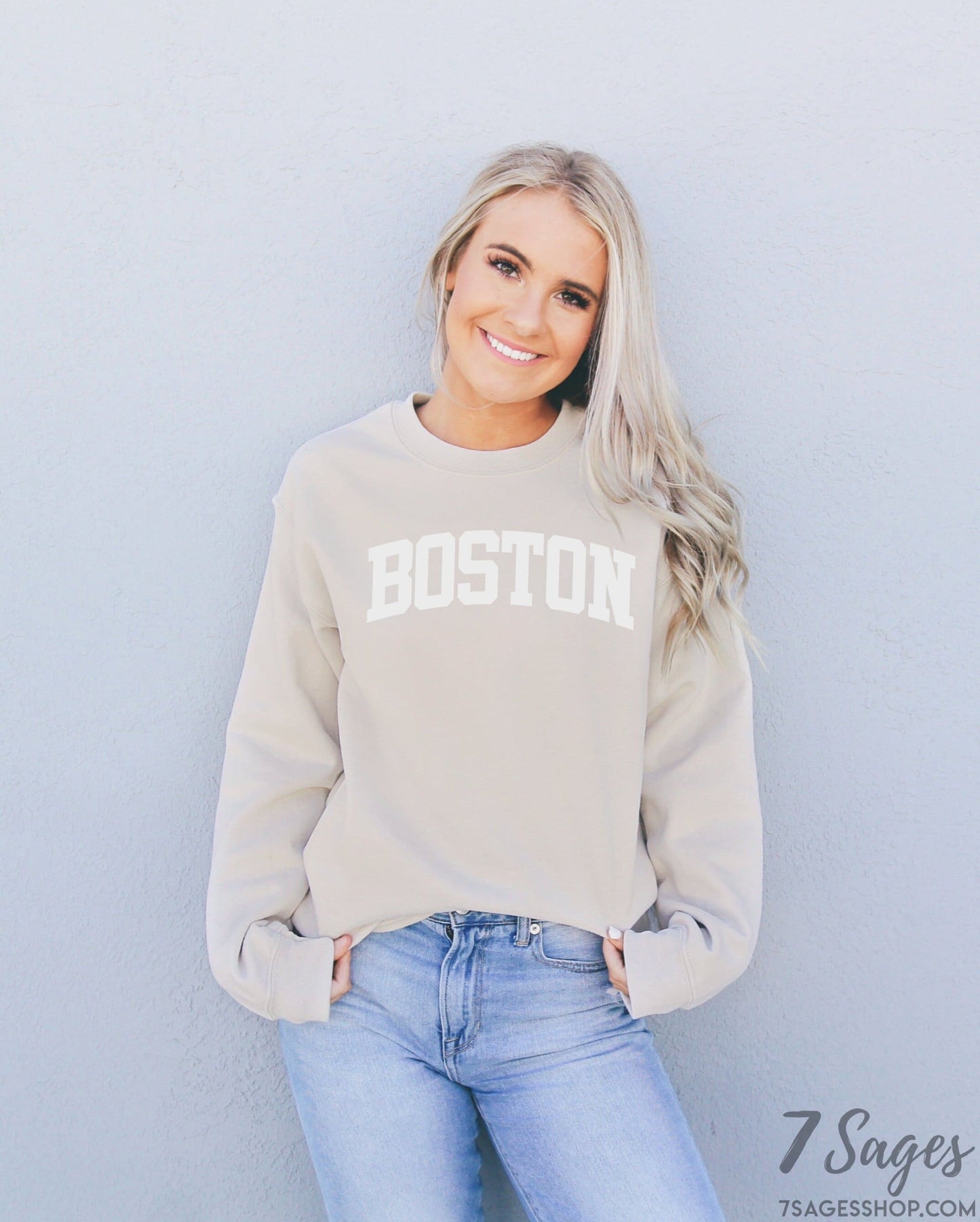 Boston Sweatshirt - Boston Massachusetts Sweatshirt - Massachusetts Sweatshirt