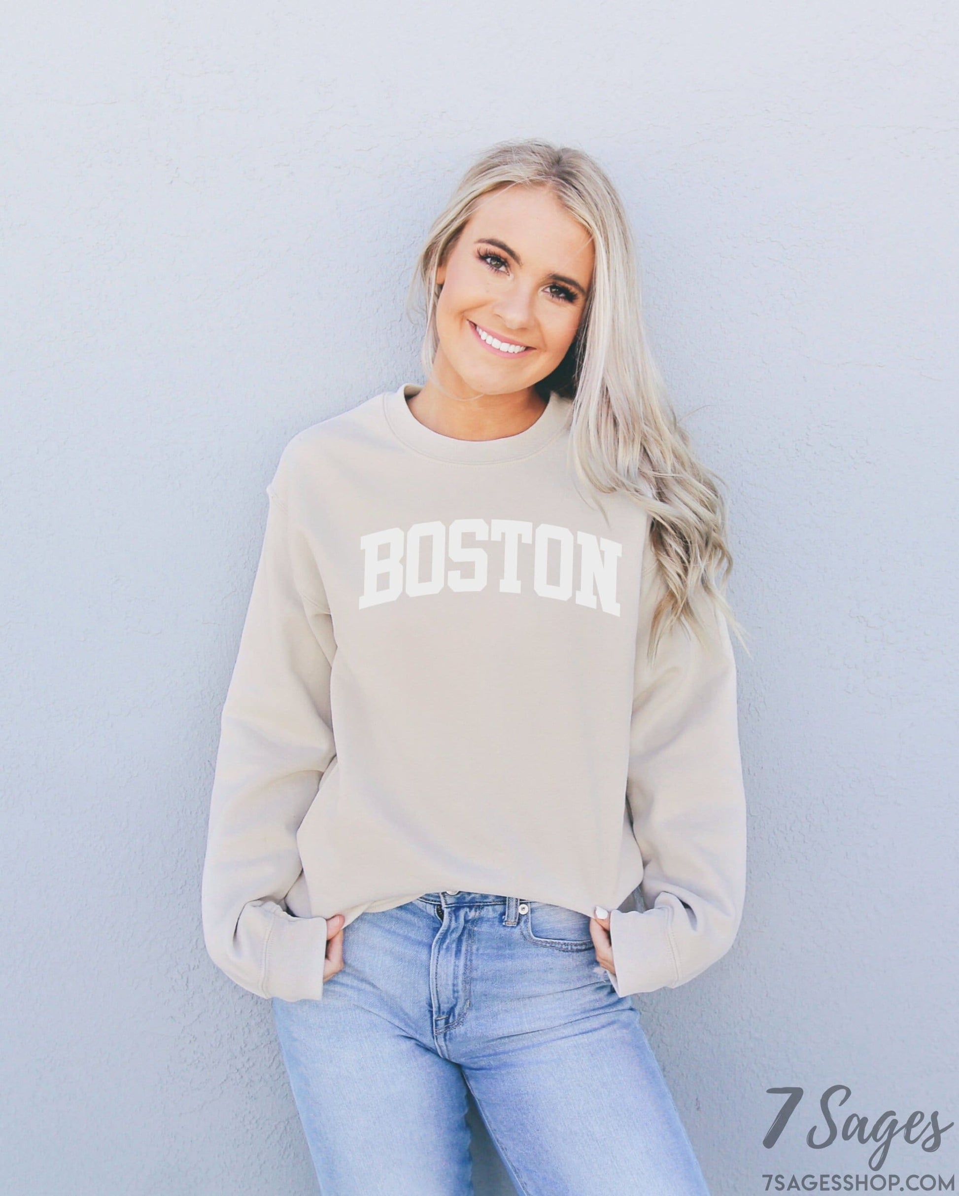 Boston Sweatshirt - Boston Massachusetts Sweatshirt - Massachusetts Sweatshirt