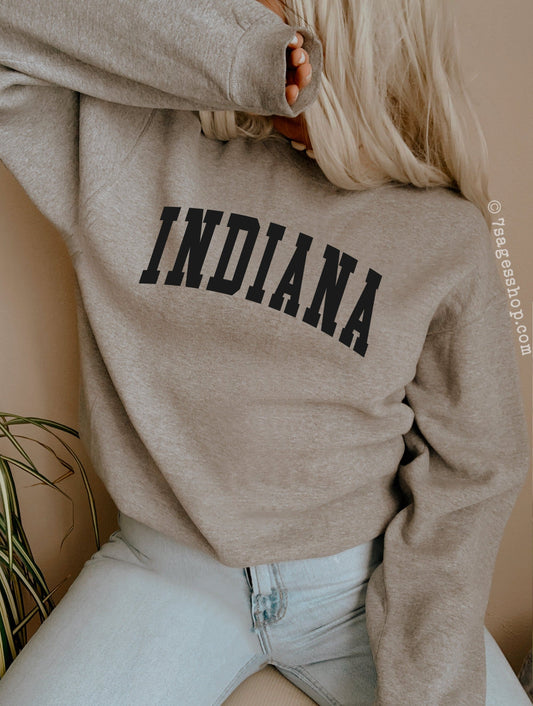 Indiana Sweatshirt - Indiana Shirt - Indiana Crewneck Sweater