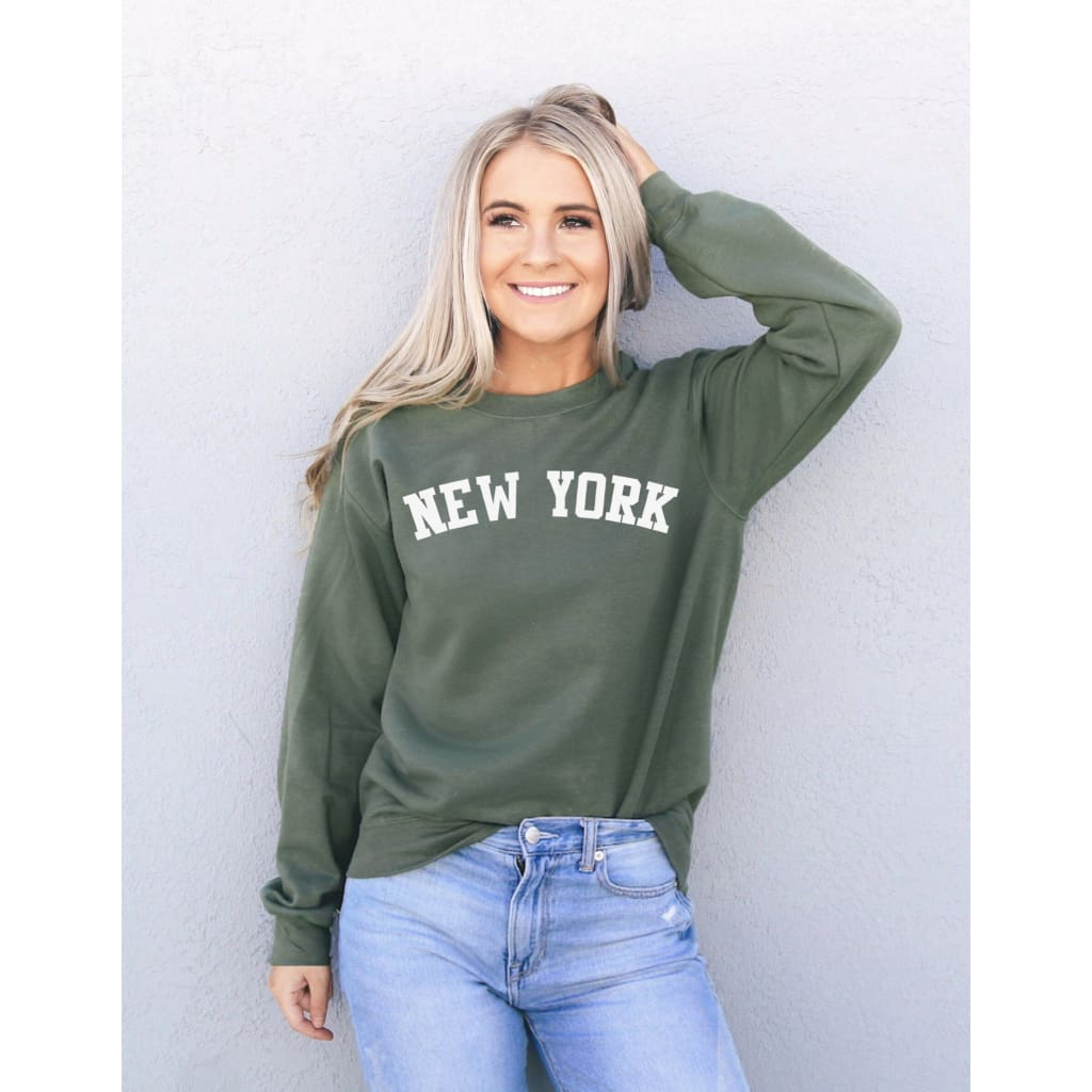 New York Sweatshirt New York Crewneck New York Sweater New York