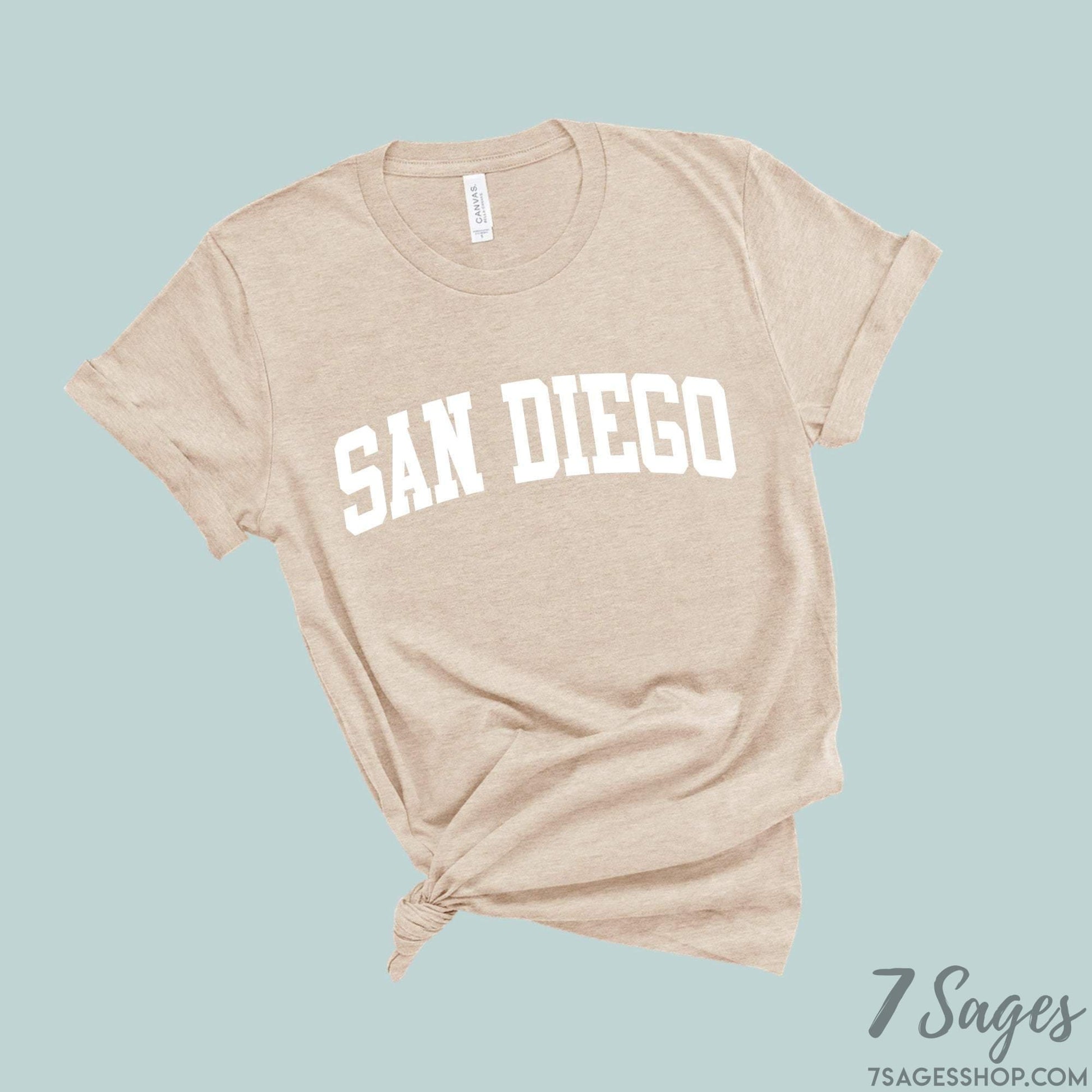 San Diego Shirt California Tshirt San Diego Vacation Shirt SDSU Shirt University Shirt