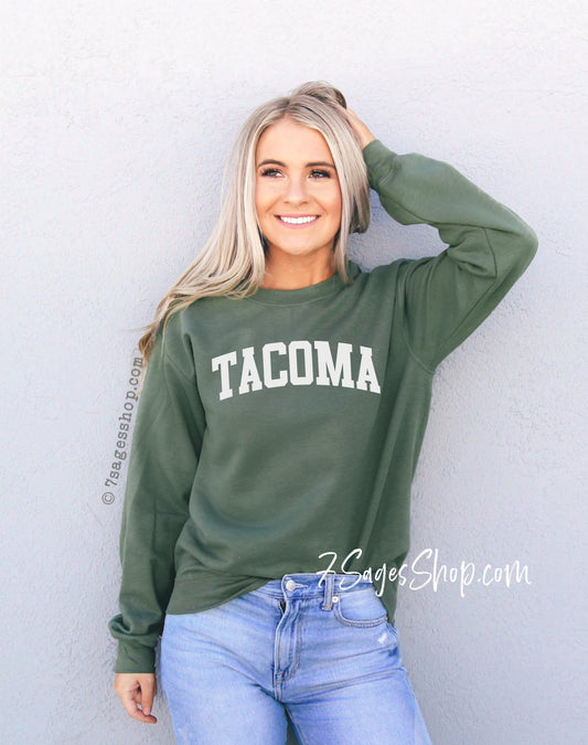 Tacoma Sweatshirt Washington Sweatshirt Tacoma Shirt Tacoma Washington Sweater University Sweatshirt