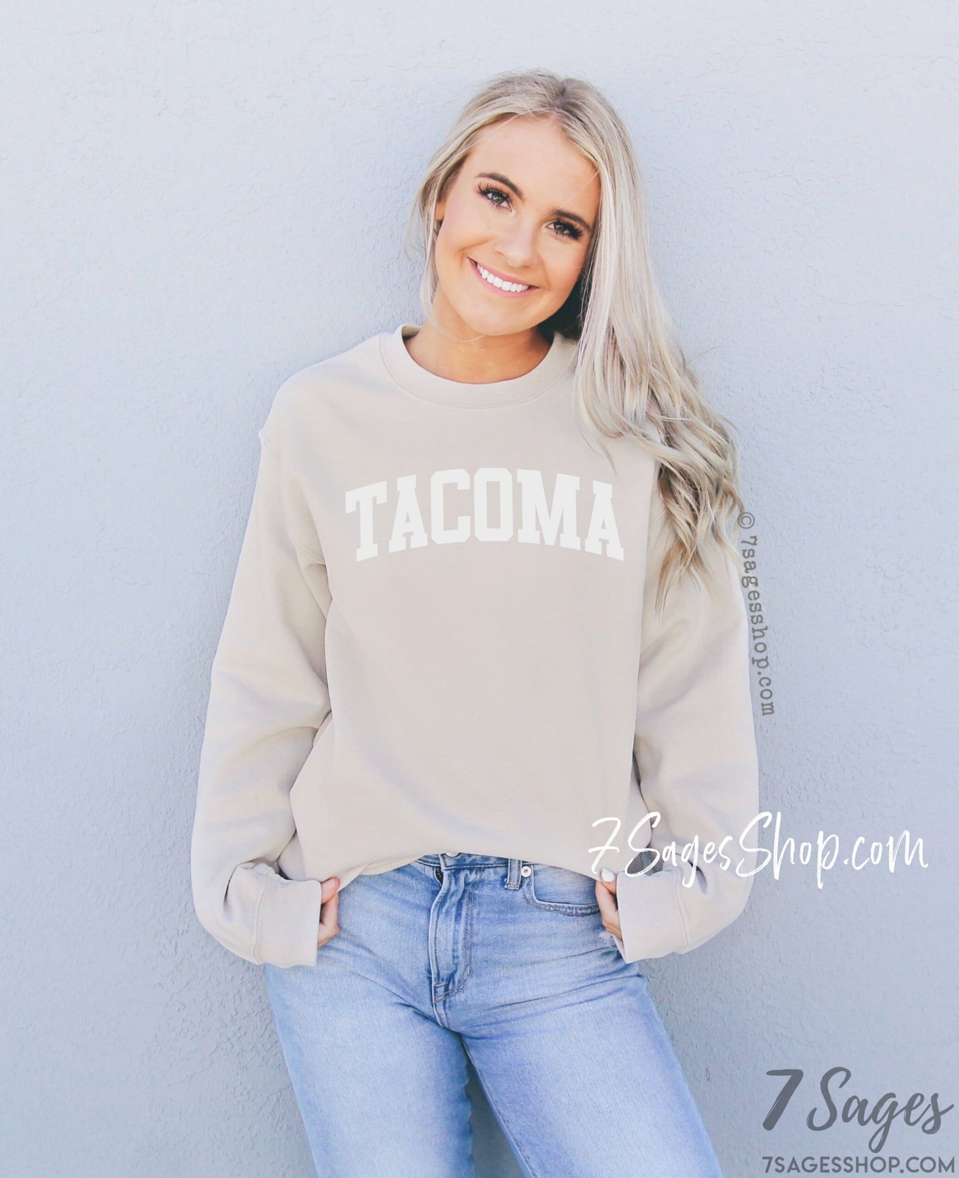 Tacoma Sweatshirt Washington Sweatshirt Tacoma Shirt Tacoma Washington Sweater University Sweatshirt
