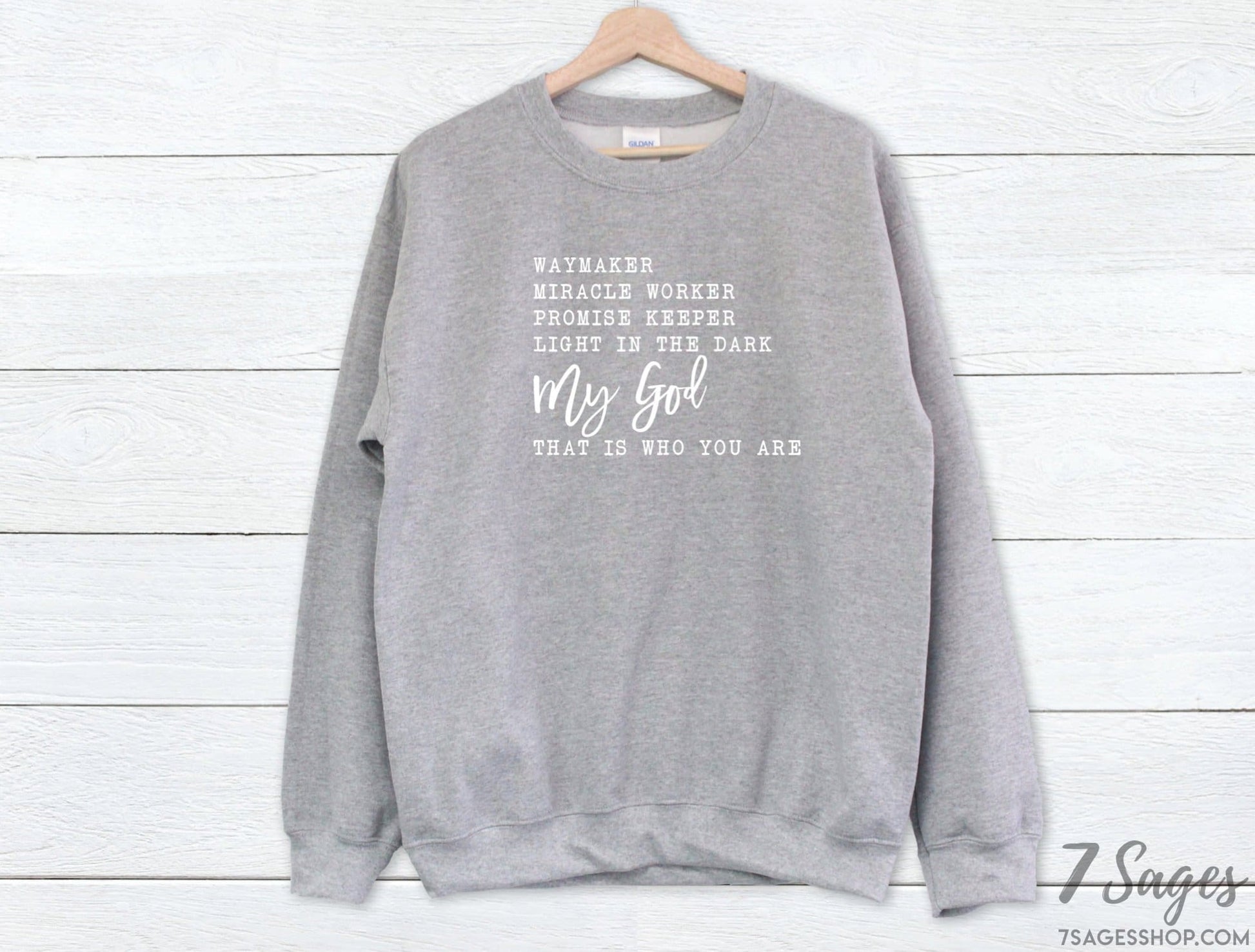 Faith Sweatshirt - Waymaker Sweatshirt - Faith Shirt - Christian Shirt - Faith Gift - Waymaker Shirt