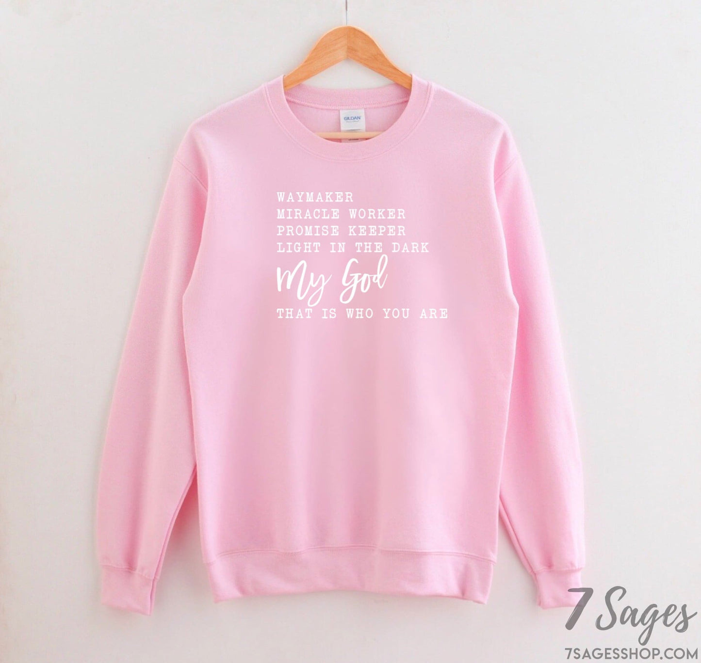 Faith Sweatshirt - Waymaker Sweatshirt - Faith Shirt - Christian Shirt - Faith Gift - Waymaker Shirt