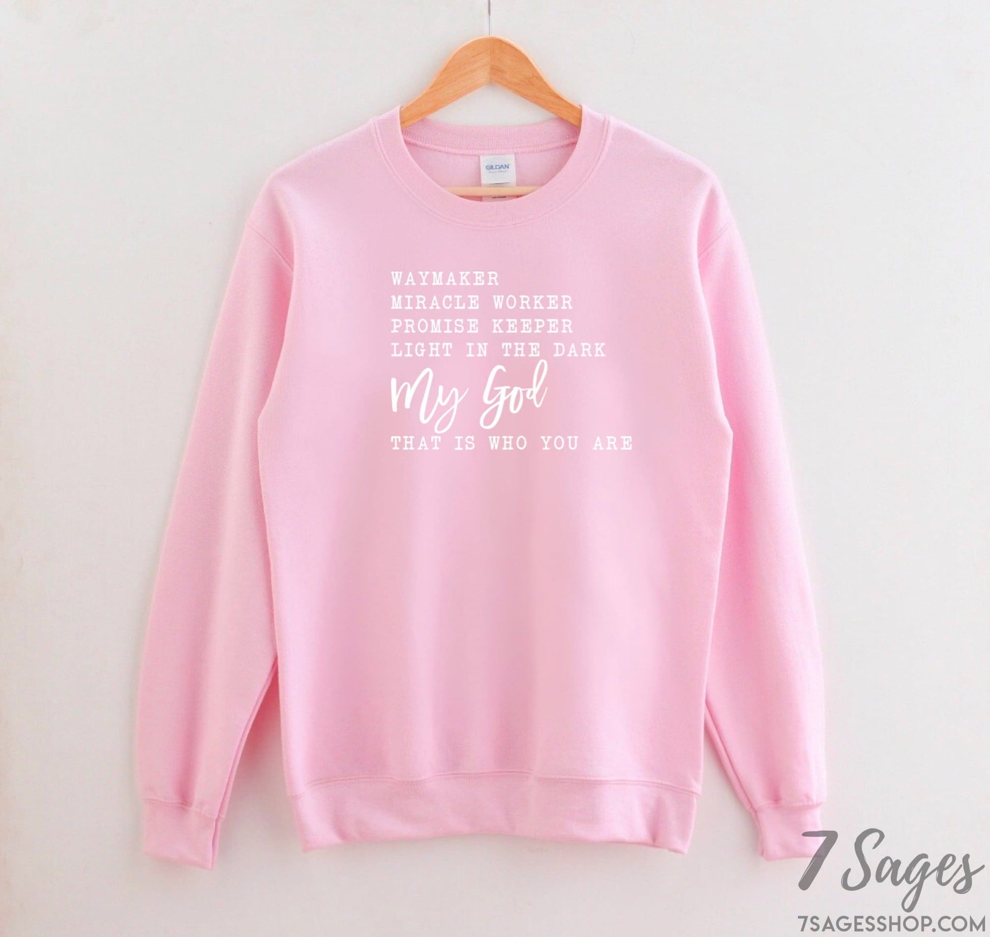 Faith Sweatshirt - Waymaker Sweatshirt - Faith Shirt - Christian Shirt - Faith Gift - Waymaker Shirt
