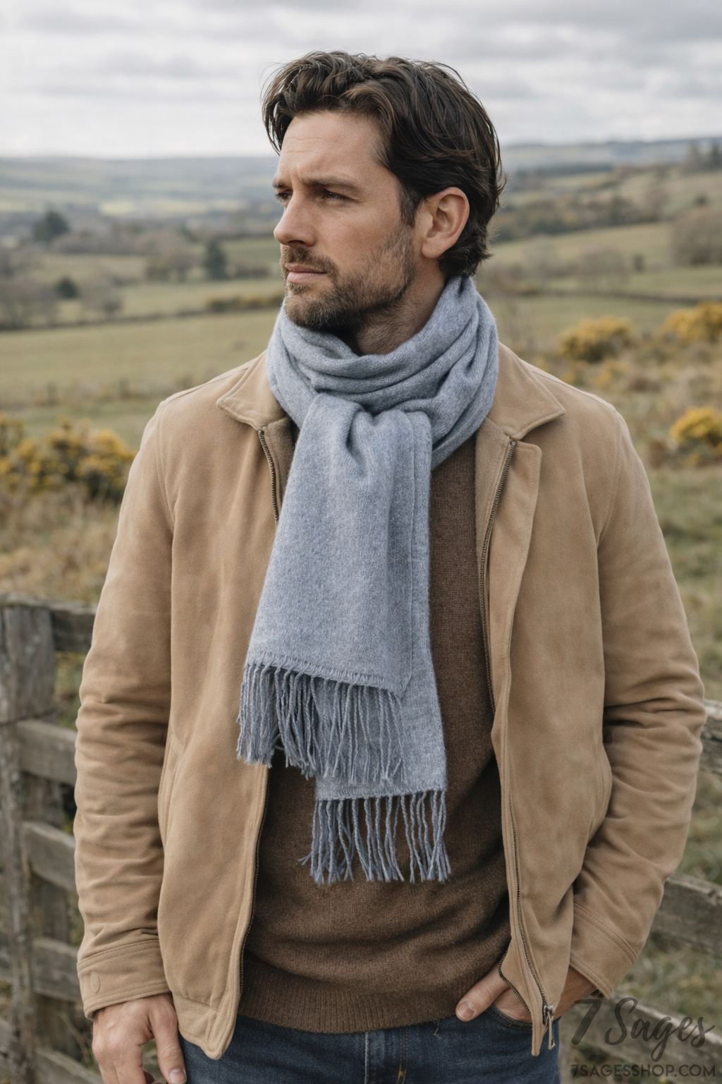 100% Alpaca Scarf. Handmade in Peru. - scarf