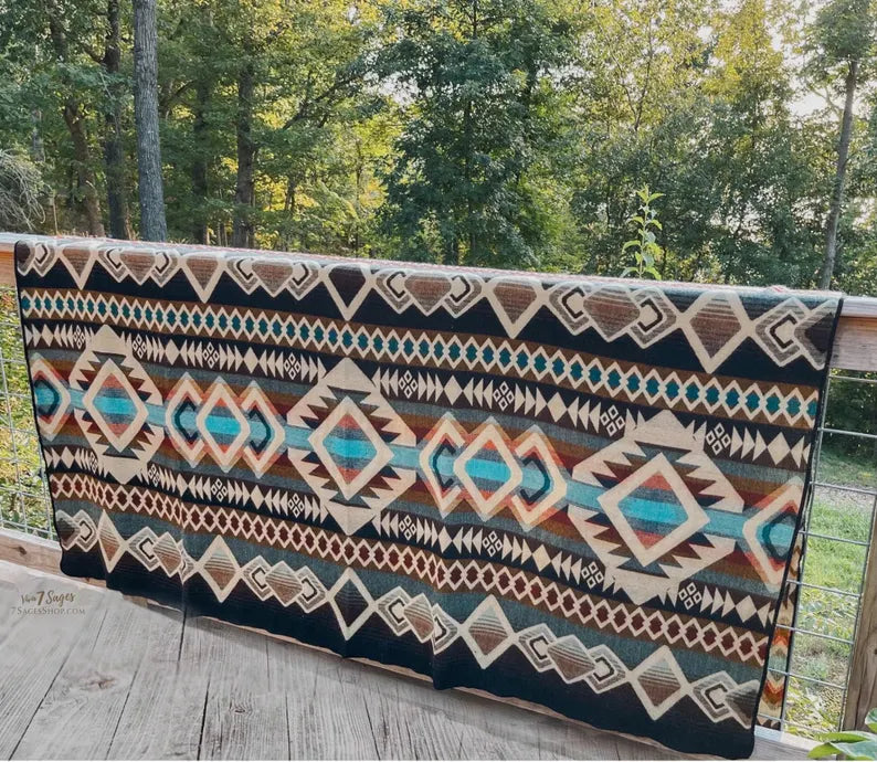 Alpaca Wool Blanket - Mirage