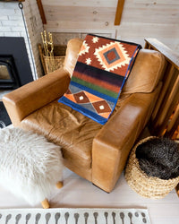 Alpaca Wool Blanket (Desert Sunset)