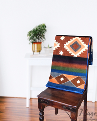 Alpaca Wool Blanket (Desert Sunset)