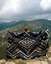 Alpaca Wool Blanket (Midnight)