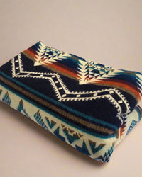 Alpaca Wool Blanket - Blue Prism