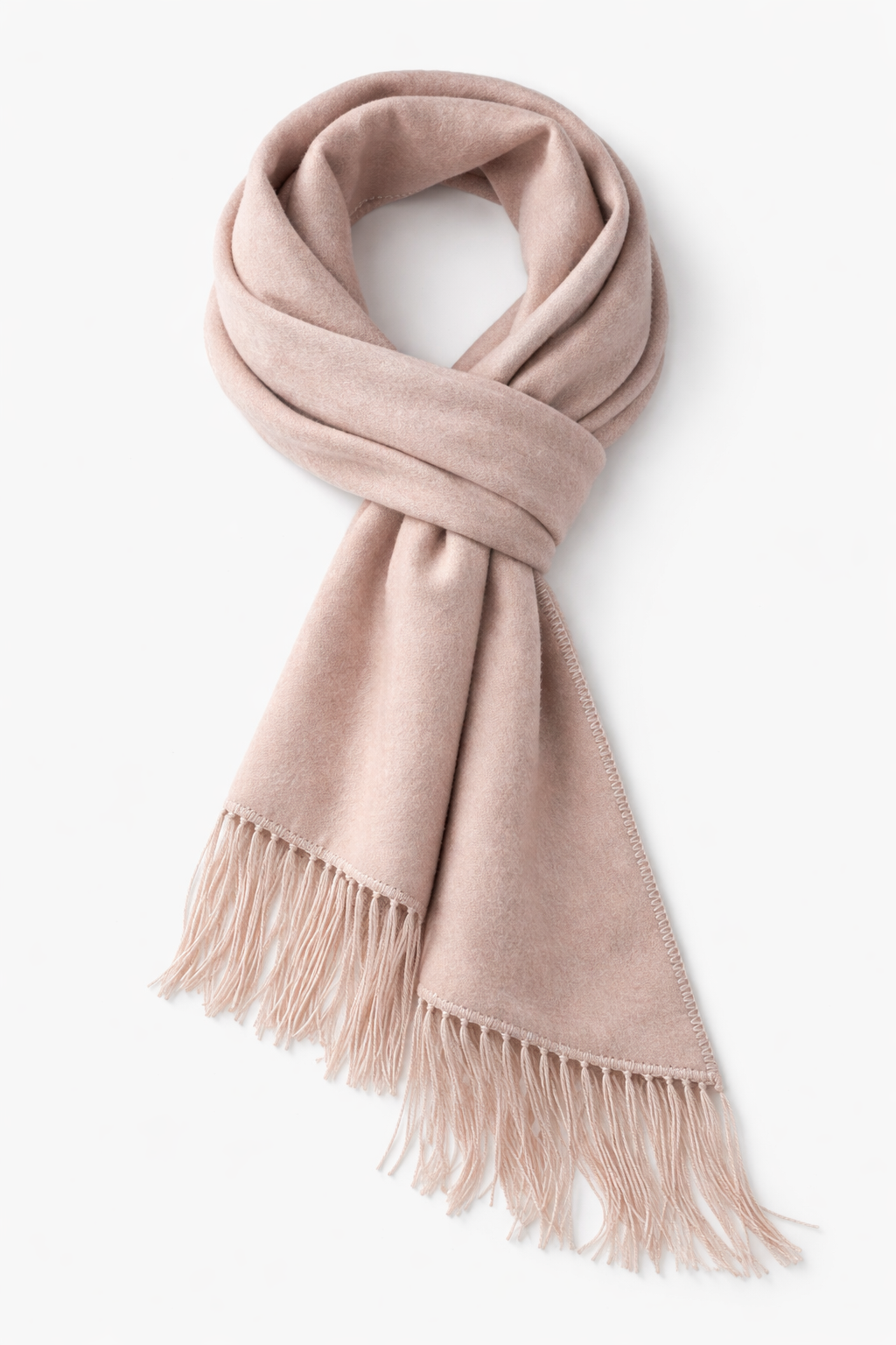 Alpaca Wool Scarf with Fringes/Handmade in Peru - scarf