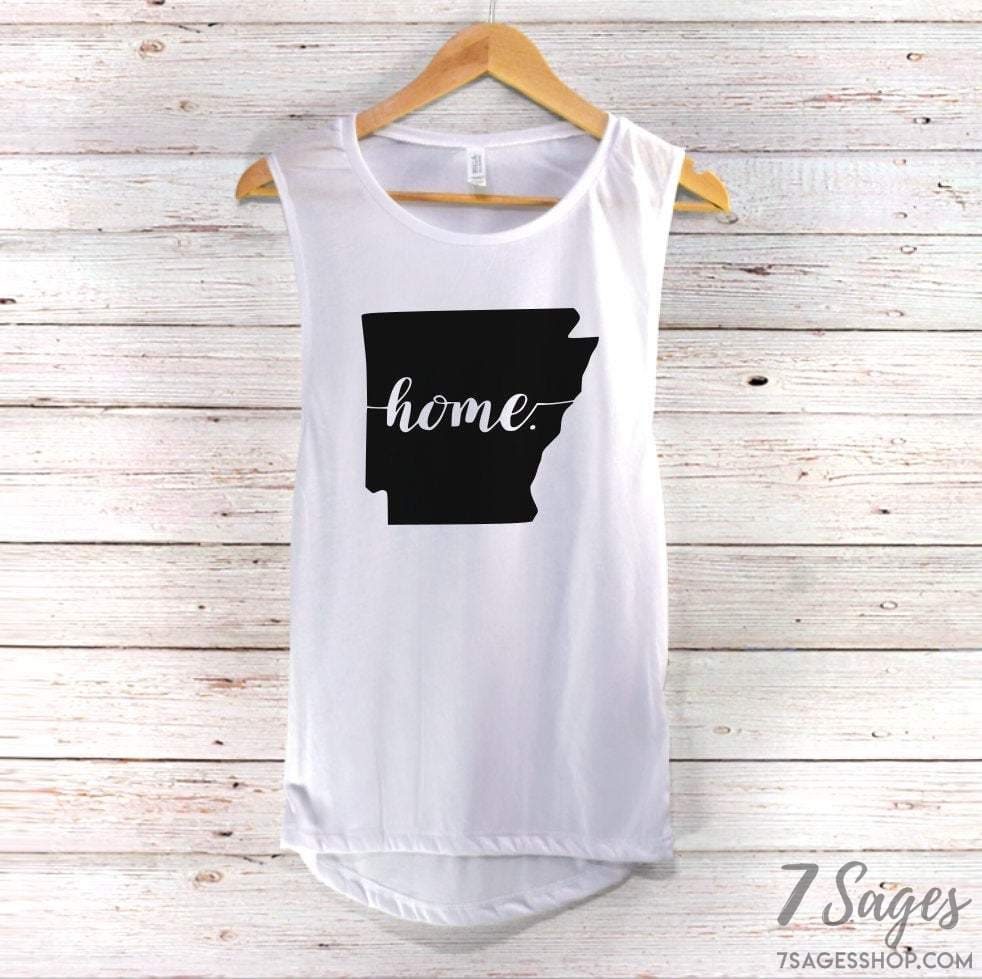 Arkansas Home Muscle Tank Top - Arkansas Tank Top - Arkansas Shirt - Home Arkansas Tank Top - Arkansas Tank