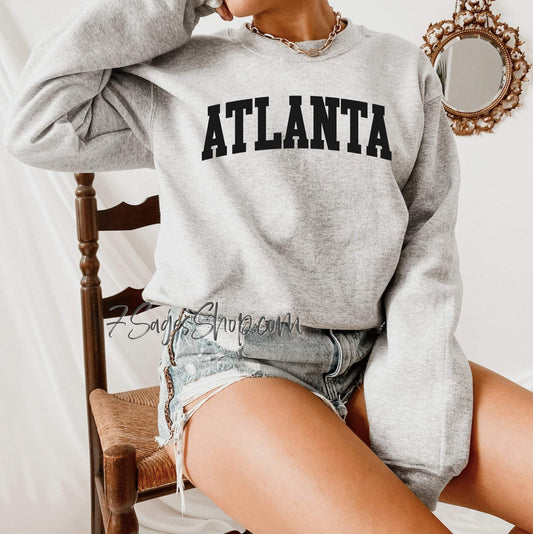 Atlanta Sweatshirt Atlanta Shirt Georgia Sweatshirt Atlanta Georgia Sweater