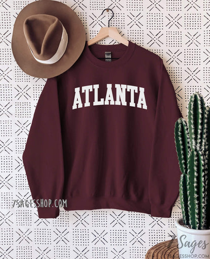 Atlanta Sweatshirt Atlanta Shirt Georgia Sweatshirt Atlanta Georgia Sweater