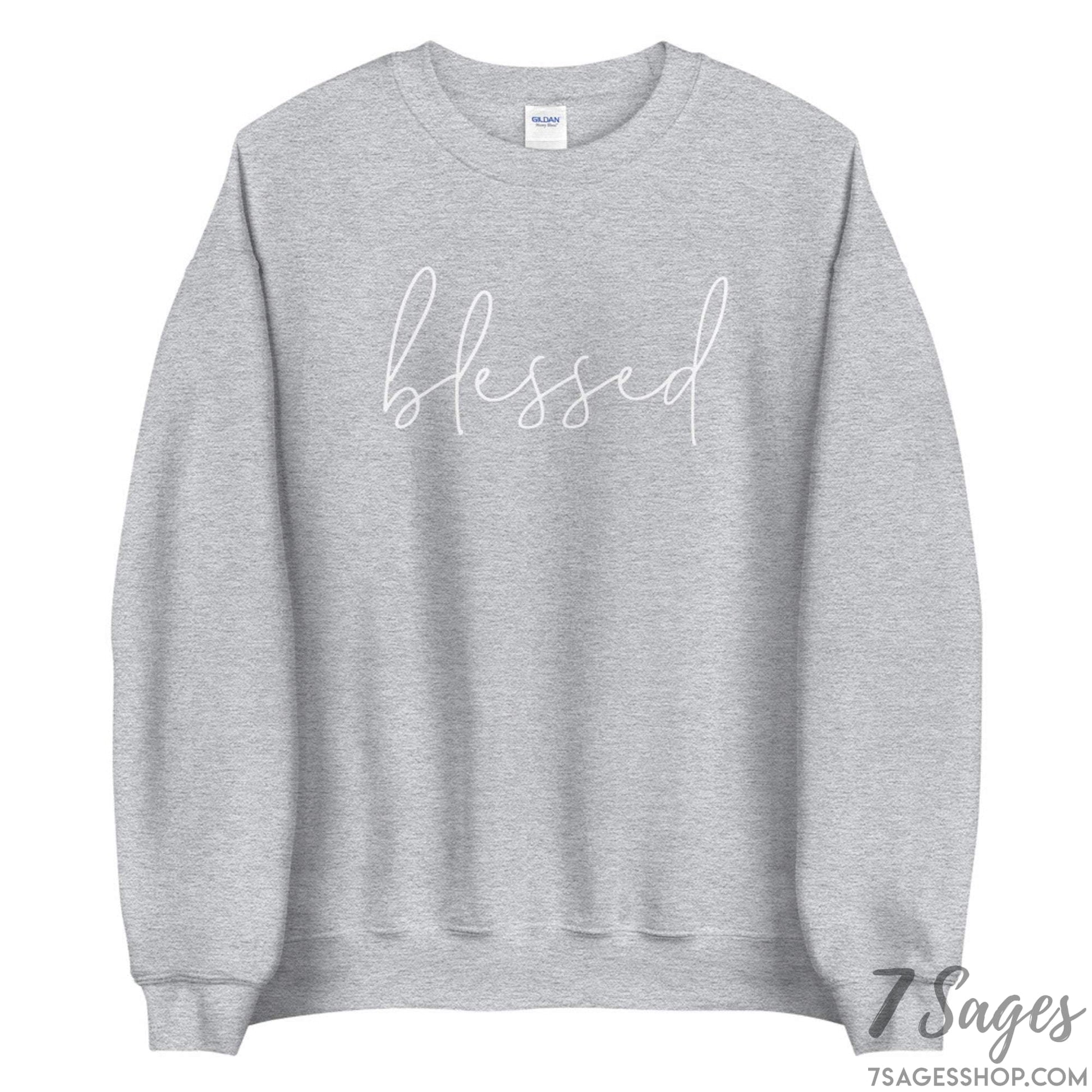 Blessed Sweatshirt - Faith Sweatshirt - Faith Shirt - Christian Gift - Faith Gift - Christian Shirts - Christian Sweatshirt