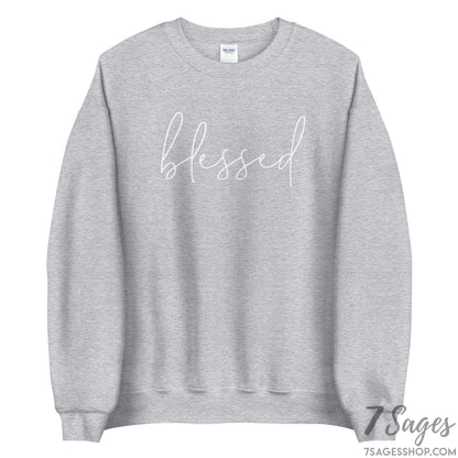 Blessed Sweatshirt - Faith Sweatshirt - Faith Shirt - Christian Gift - Faith Gift - Christian Shirts - Christian Sweatshirt