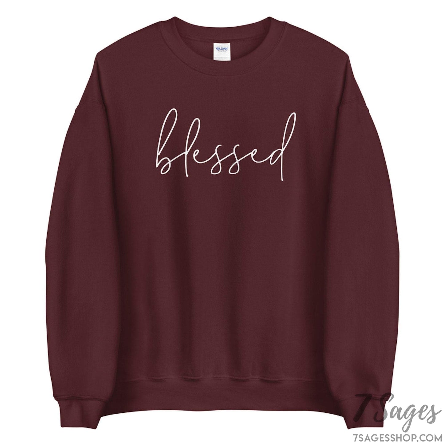 Blessed Sweatshirt - Faith Sweatshirt - Faith Shirt - Christian Gift - Faith Gift - Christian Shirts - Christian Sweatshirt