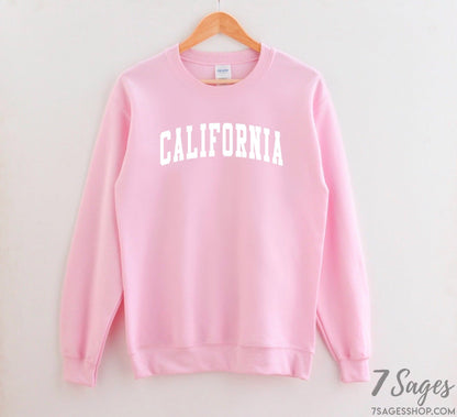 California Sweatshirt - California Shirt - West Coast Shirt - California Shirt - California Sweater - Sweatshirt - California Pullover