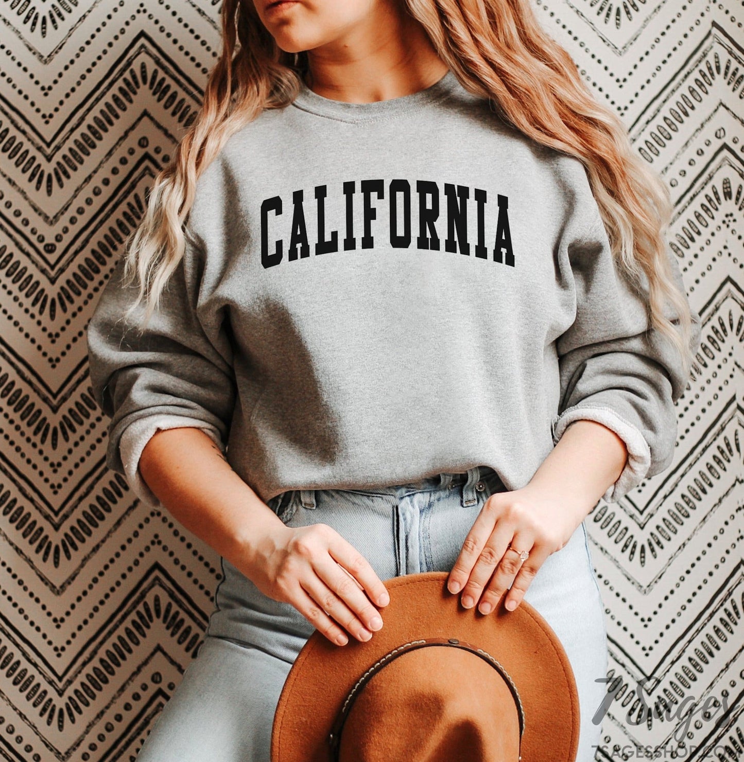 California Sweatshirt - California Shirt - West Coast Shirt - California Shirt - California Sweater - Sweatshirt - California Pullover