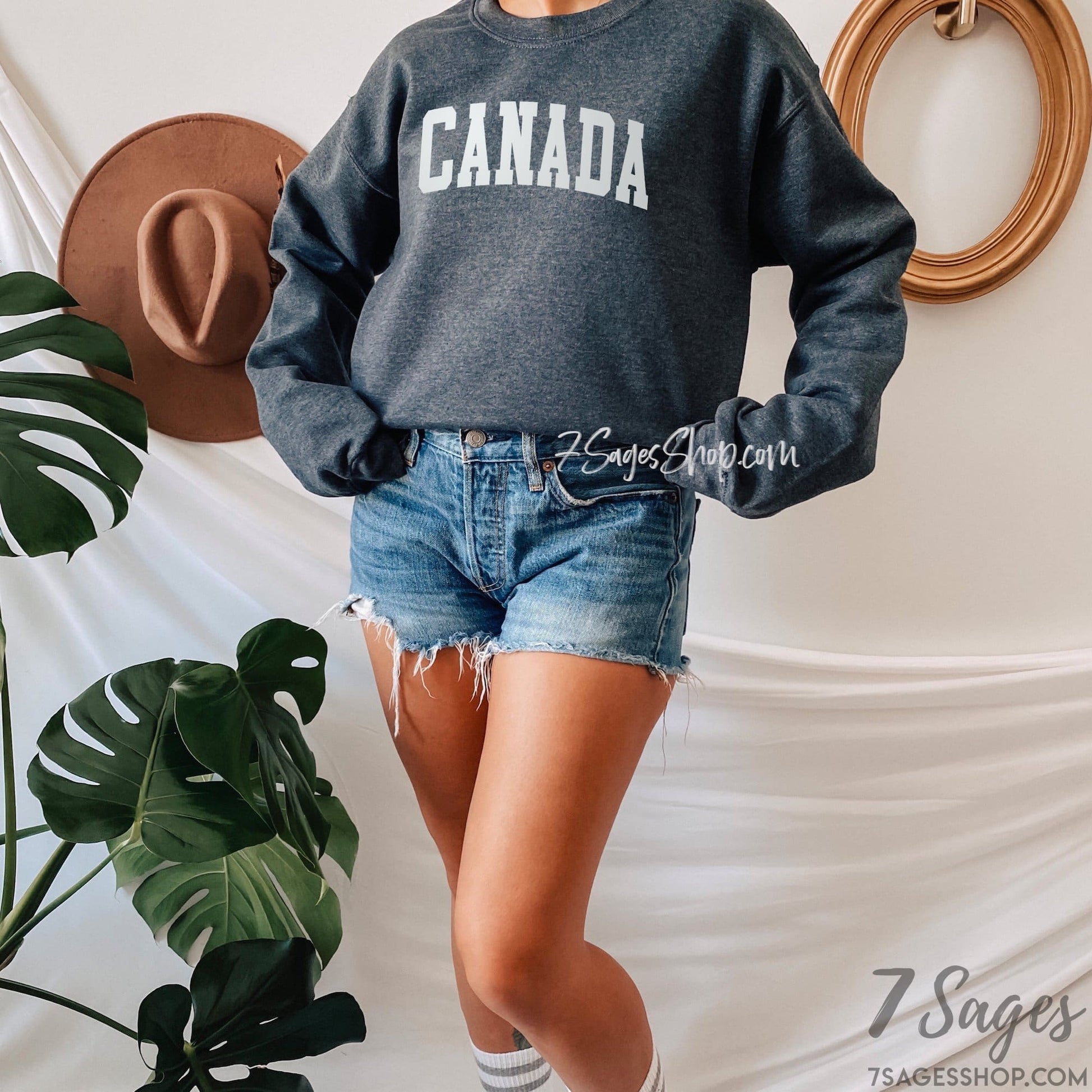 Canada Sweatshirt Canada Shirts Canada Sweater Crewneck Sweatshirt