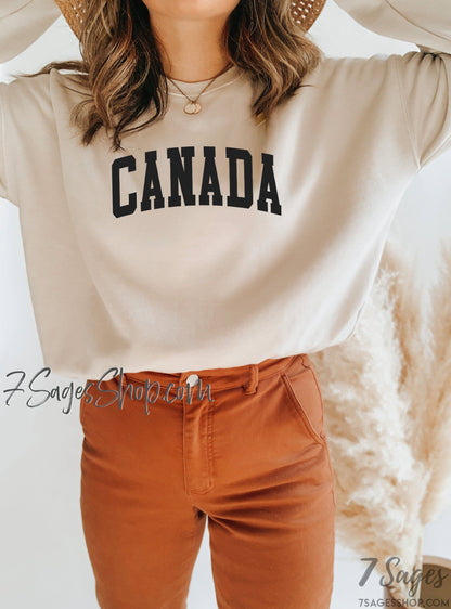 Canada Sweatshirt Canada Shirts Canada Sweater Crewneck Sweatshirt