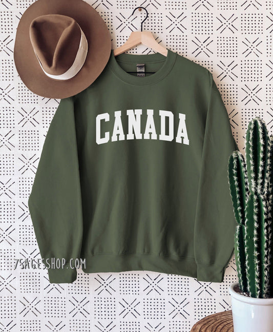 Canada Sweatshirt Canada Shirts Canada Sweater Crewneck Sweatshirt