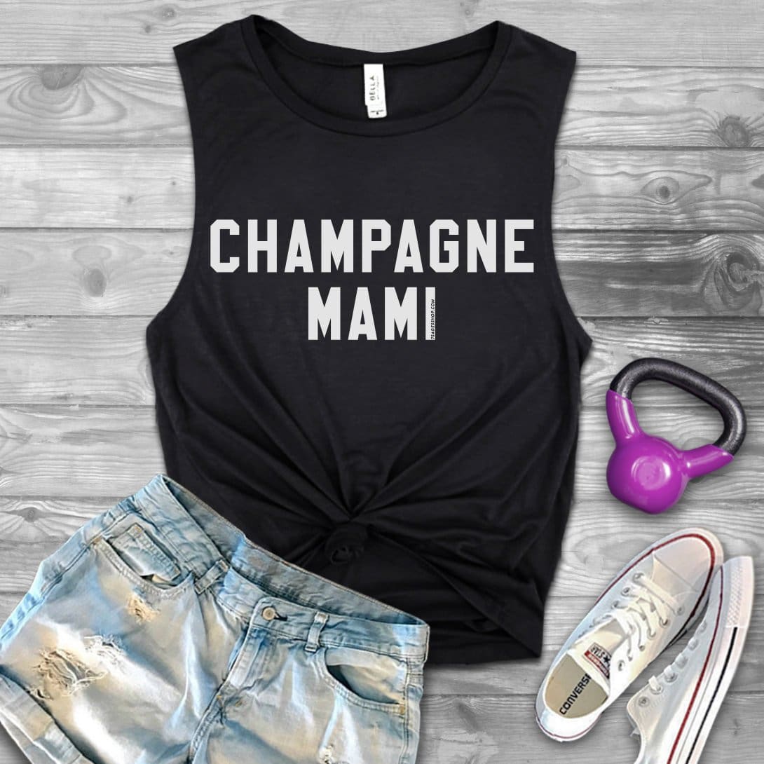 Champagne Mami Muscle Tank Top - Champagne Mami Shirt - Drake Shirt - Drake Tank Top - Champagne Mami Shirt - Champagne Mami