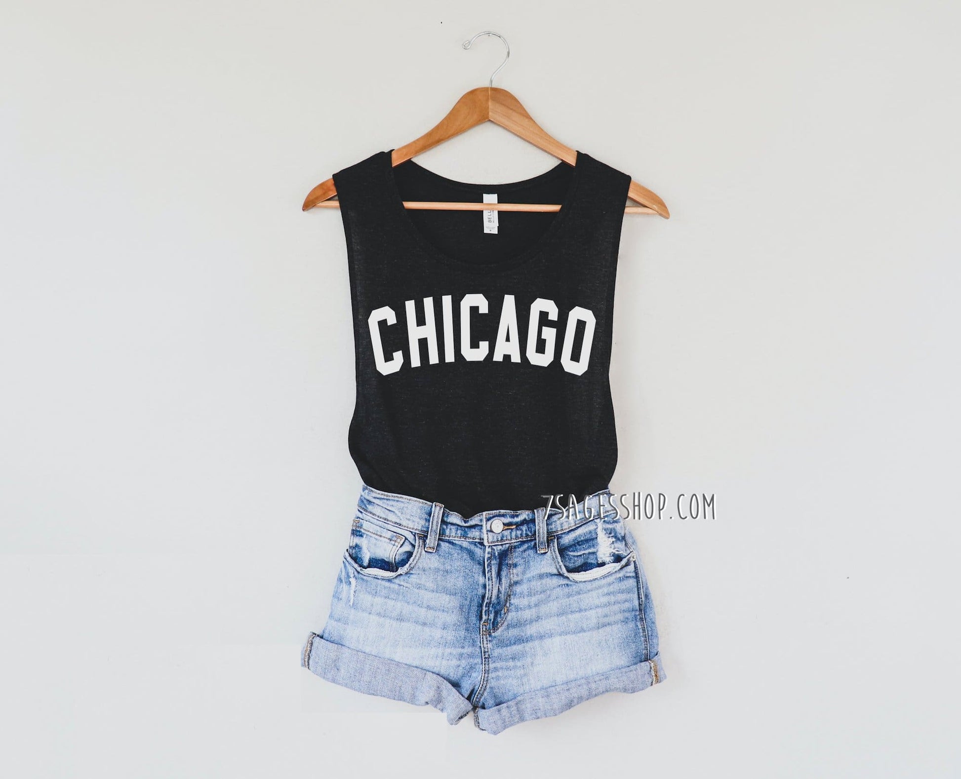 Chicago Tank Top - Chicago Muscle Tank Top - Chicago Illinois Shirt - Chicago Workout Tank Top - Workout Tops