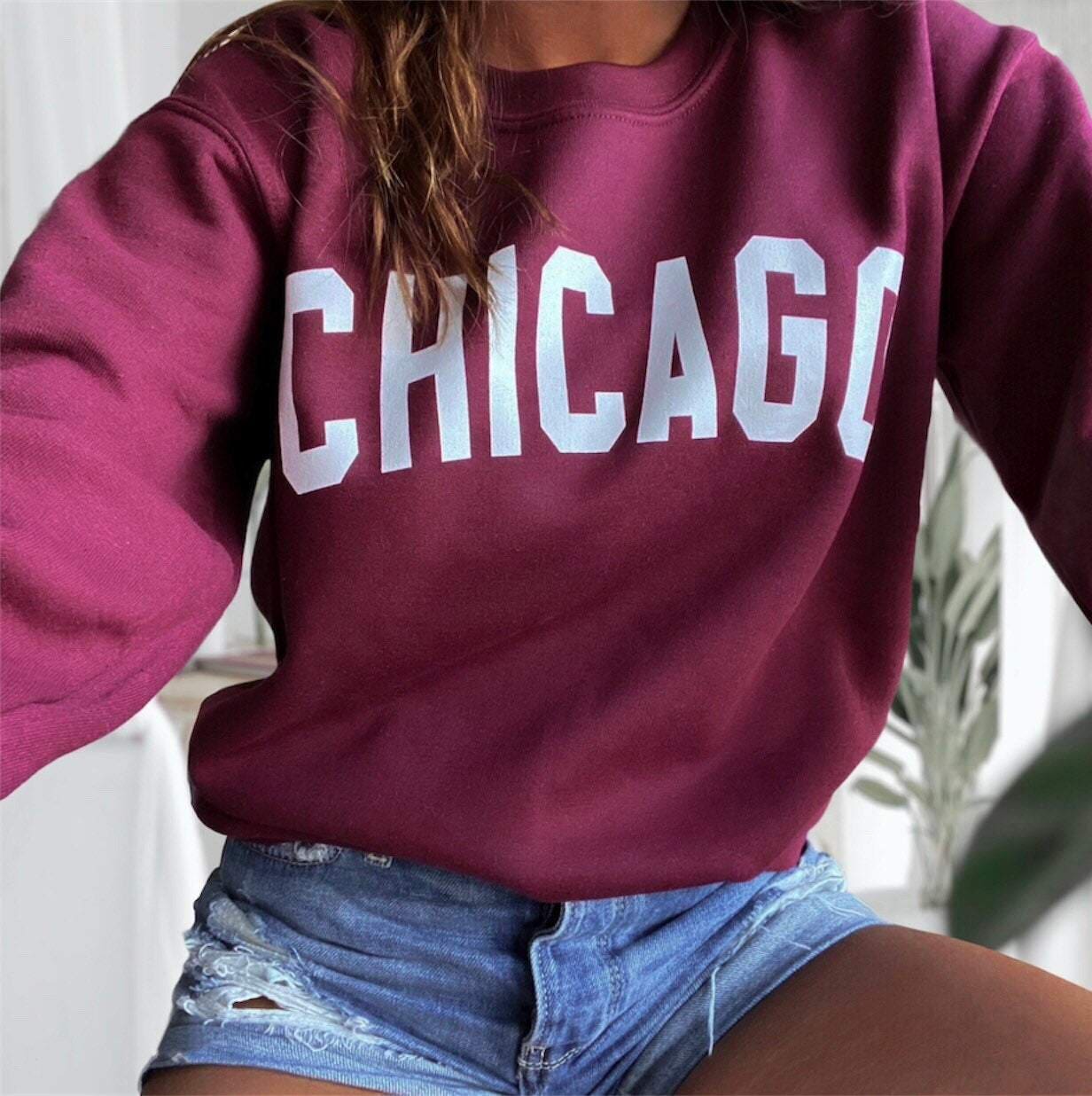 Chicago Sweatshirt - Chicago Shirt - Illinois Sweatshirt - Chicago State Sweatshirt