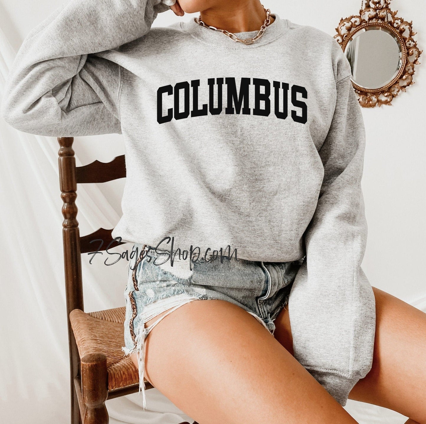 Columbus Ohio Sweatshirt Columbus Crew Ohio Sweatshirt Columbus Shirt Ohio Shirt Crewneck Sweater