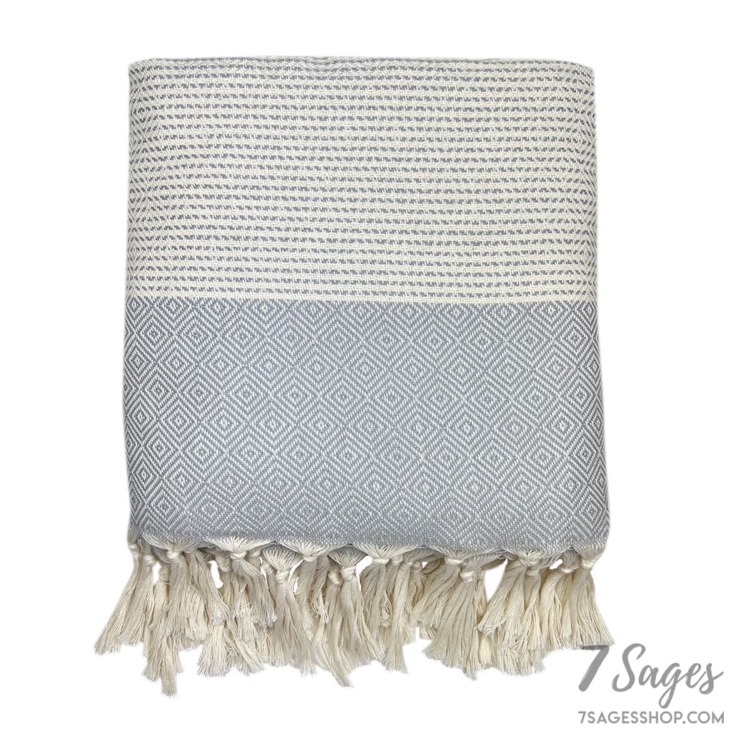 Diamond Stripe Turkish Throw