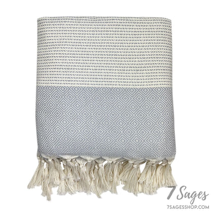 Diamond Stripe Turkish Throw