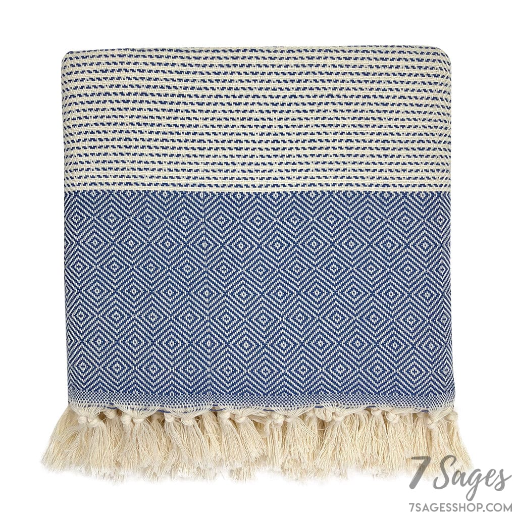 Diamond Stripe Turkish Throw