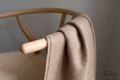 Encanto Alpaca Throw - Sandy Beige