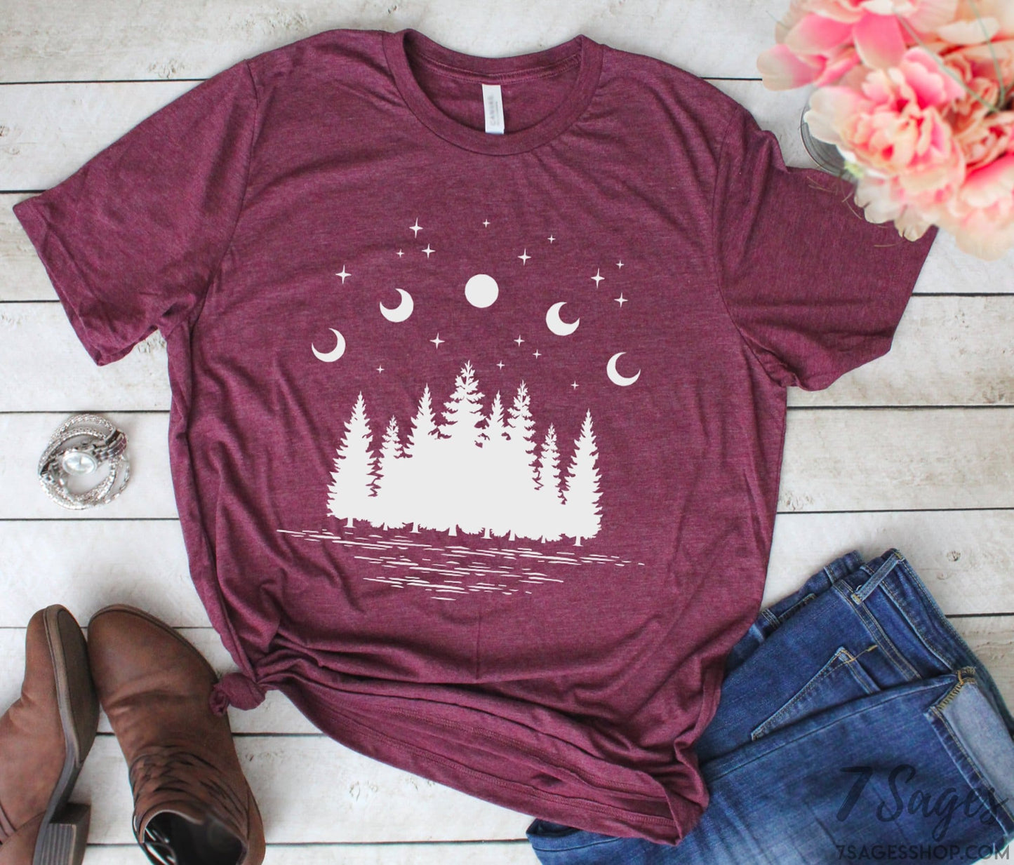 Forest Moon Stars T-Shirt