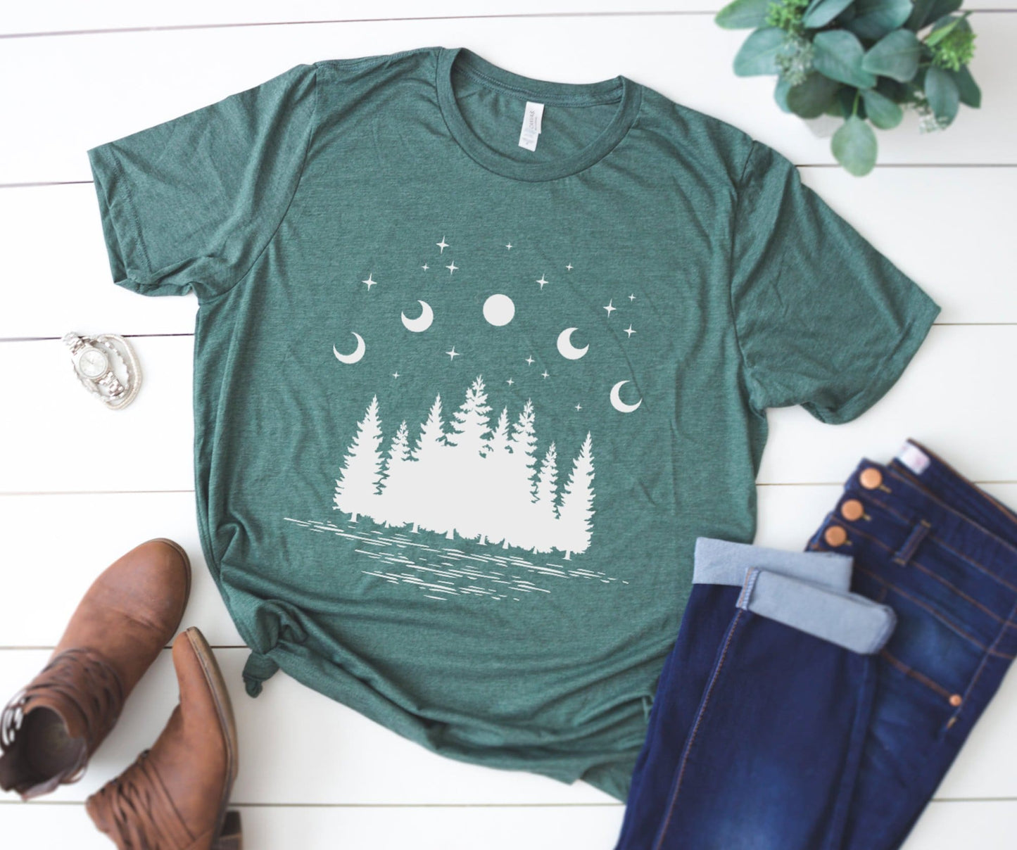 Forest Moon Stars T-Shirt